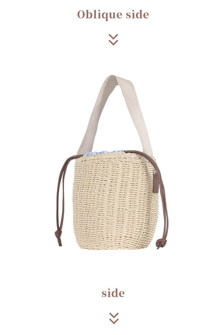 Versatile Woven Straw Bag: Elegance & Functionality