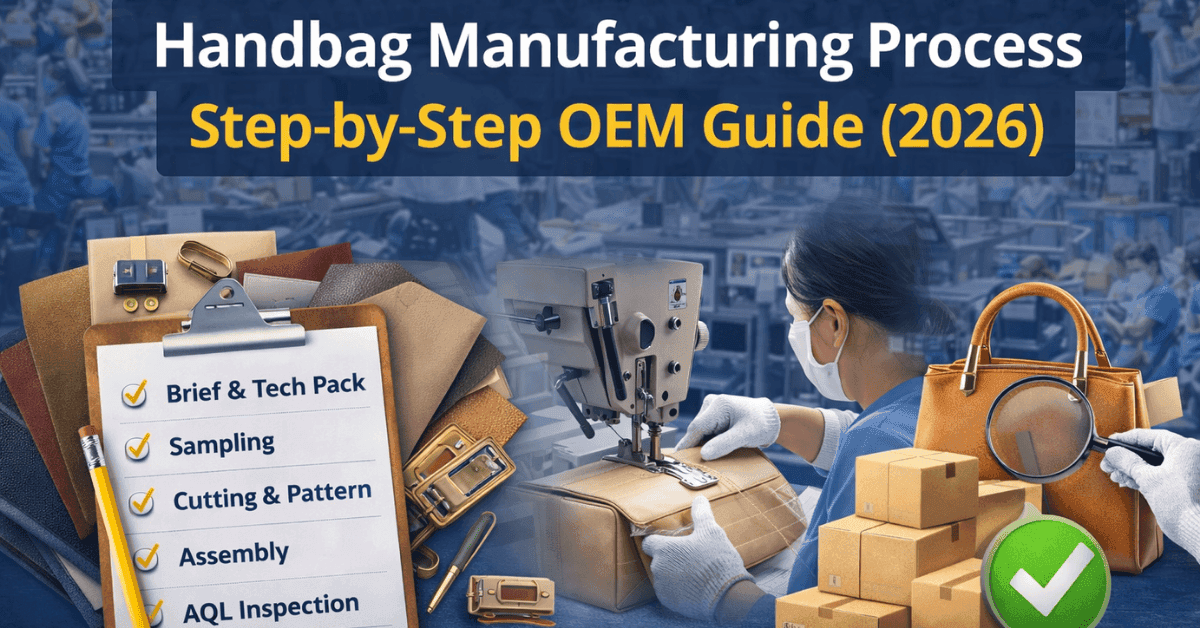 How Does the Handbag Manufacturing Process Work Step by Step?