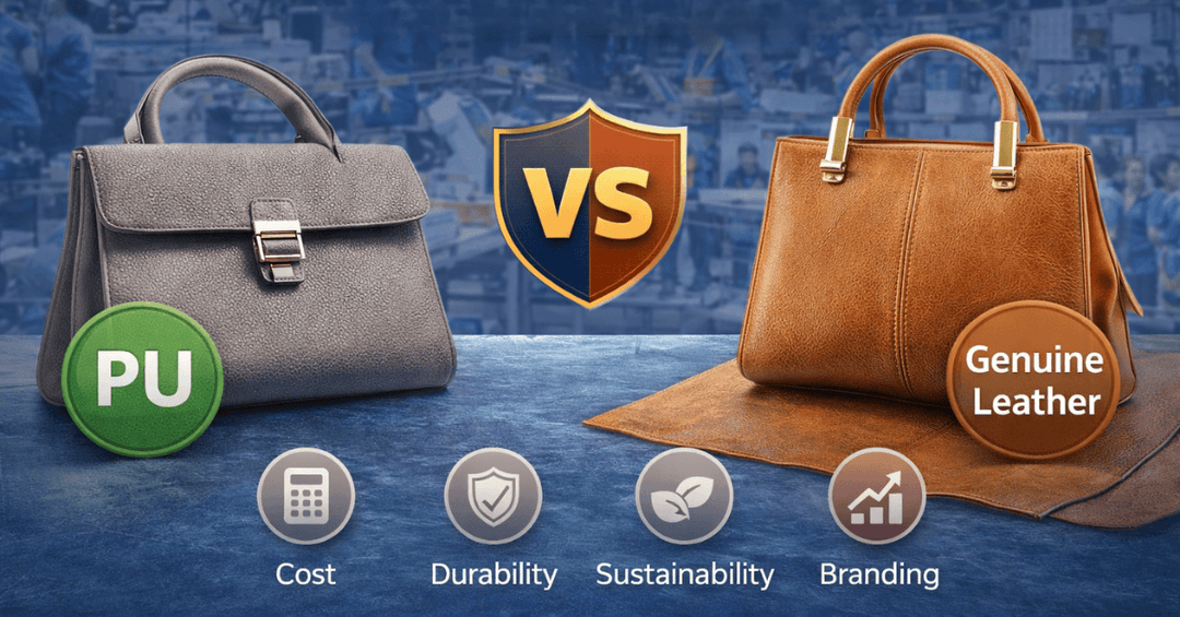 PU vs Genuine Leather Bags: Which Material Is Best for Your Brand in 2026?