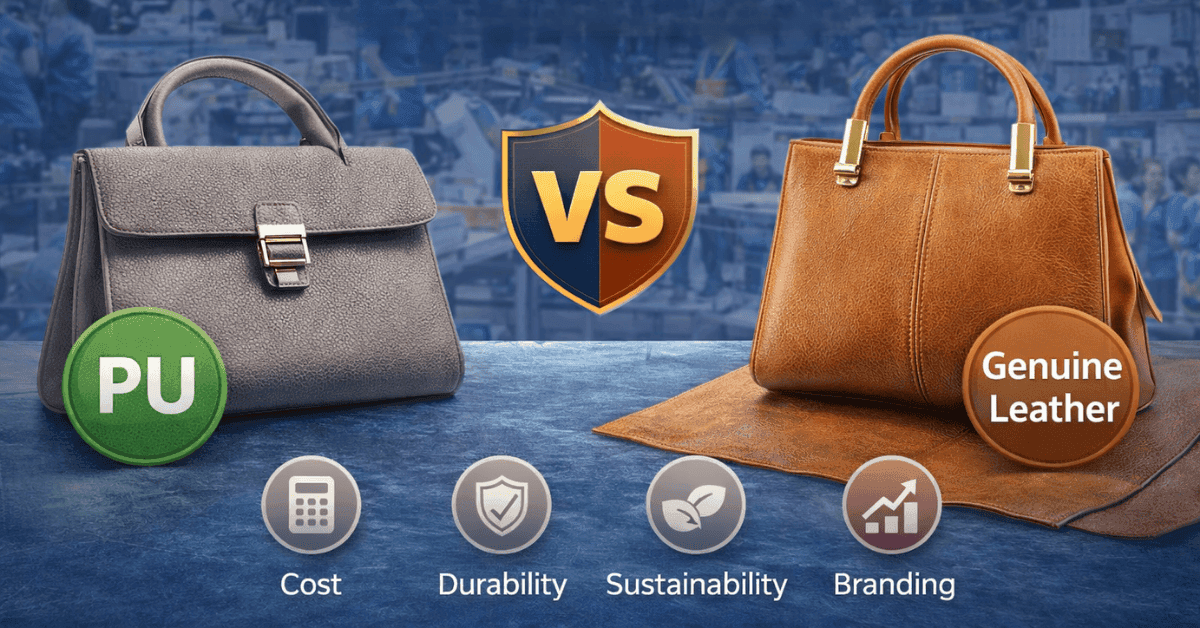 PU vs Genuine Leather Bags: Which Material Is Best for Your Brand in 2026?