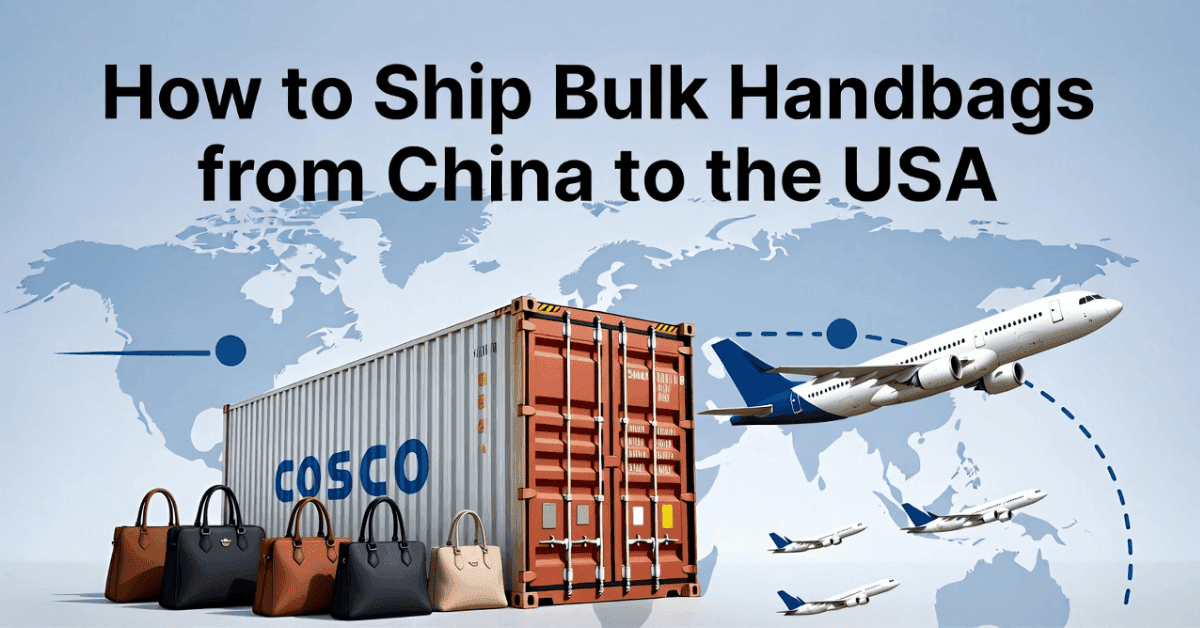 How to Ship Bulk Handbags from China to the USA