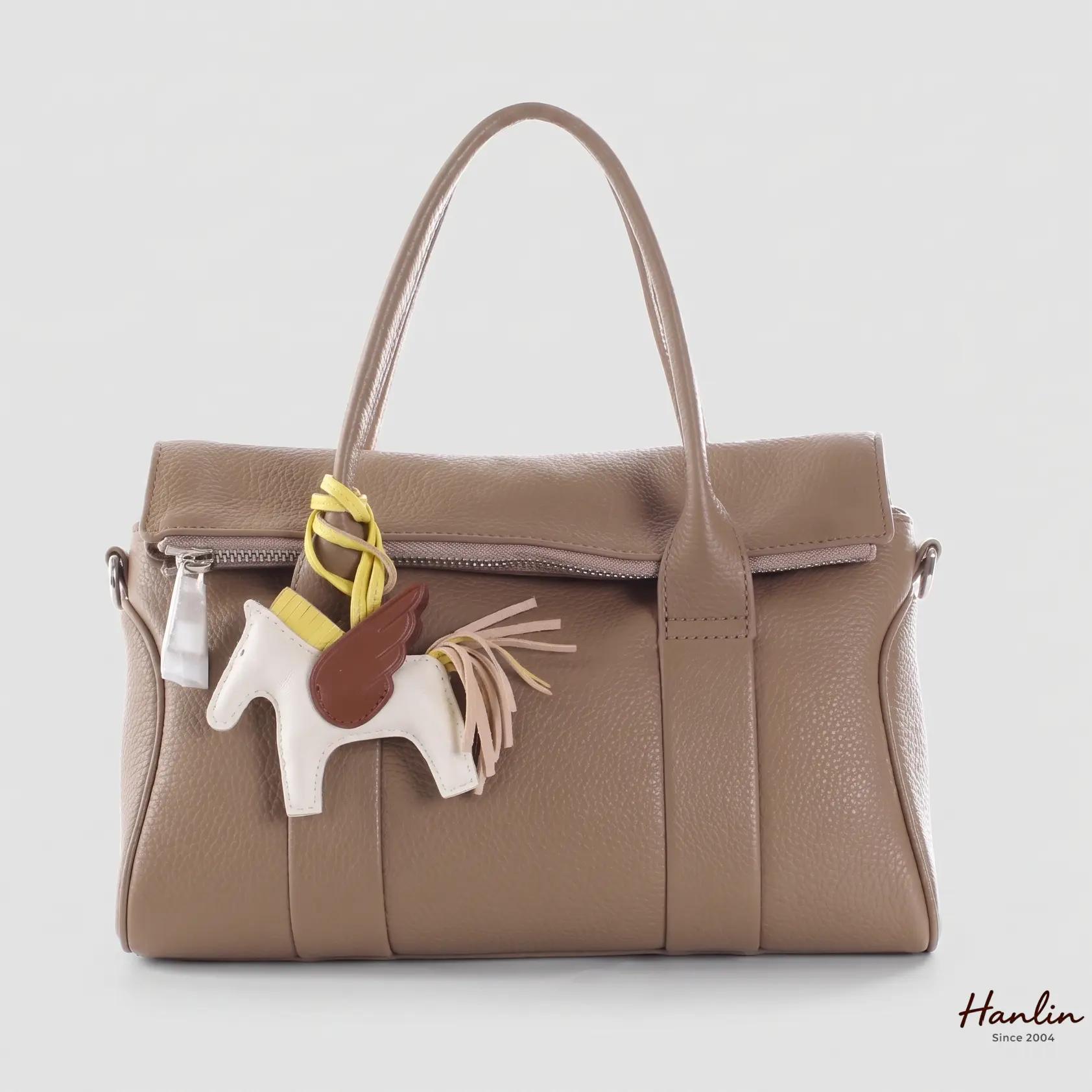 Elevate Your Style with the Taupe Leather Tote Bag