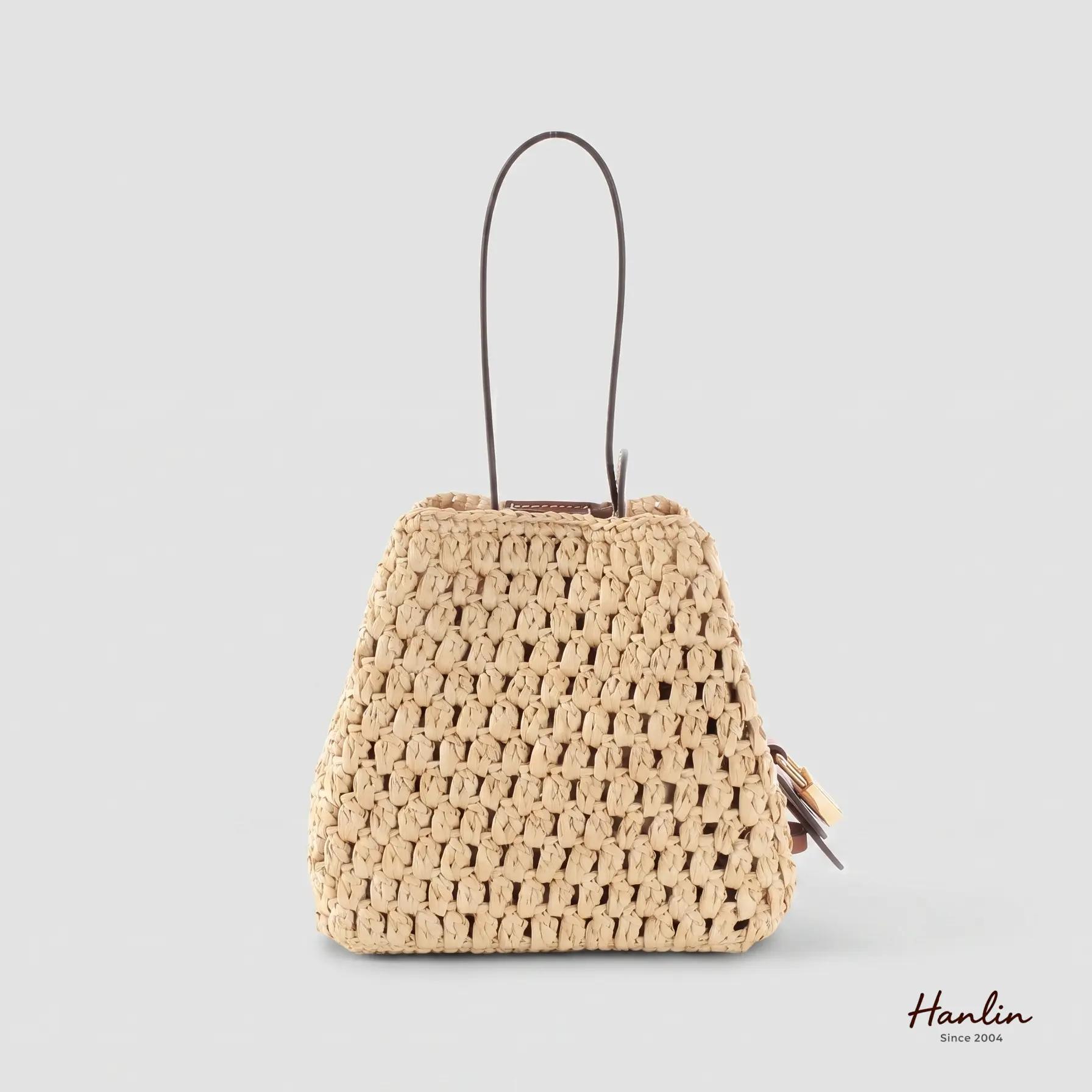 Discover the Timeless Elegance of Woven Straw Bucket Bags