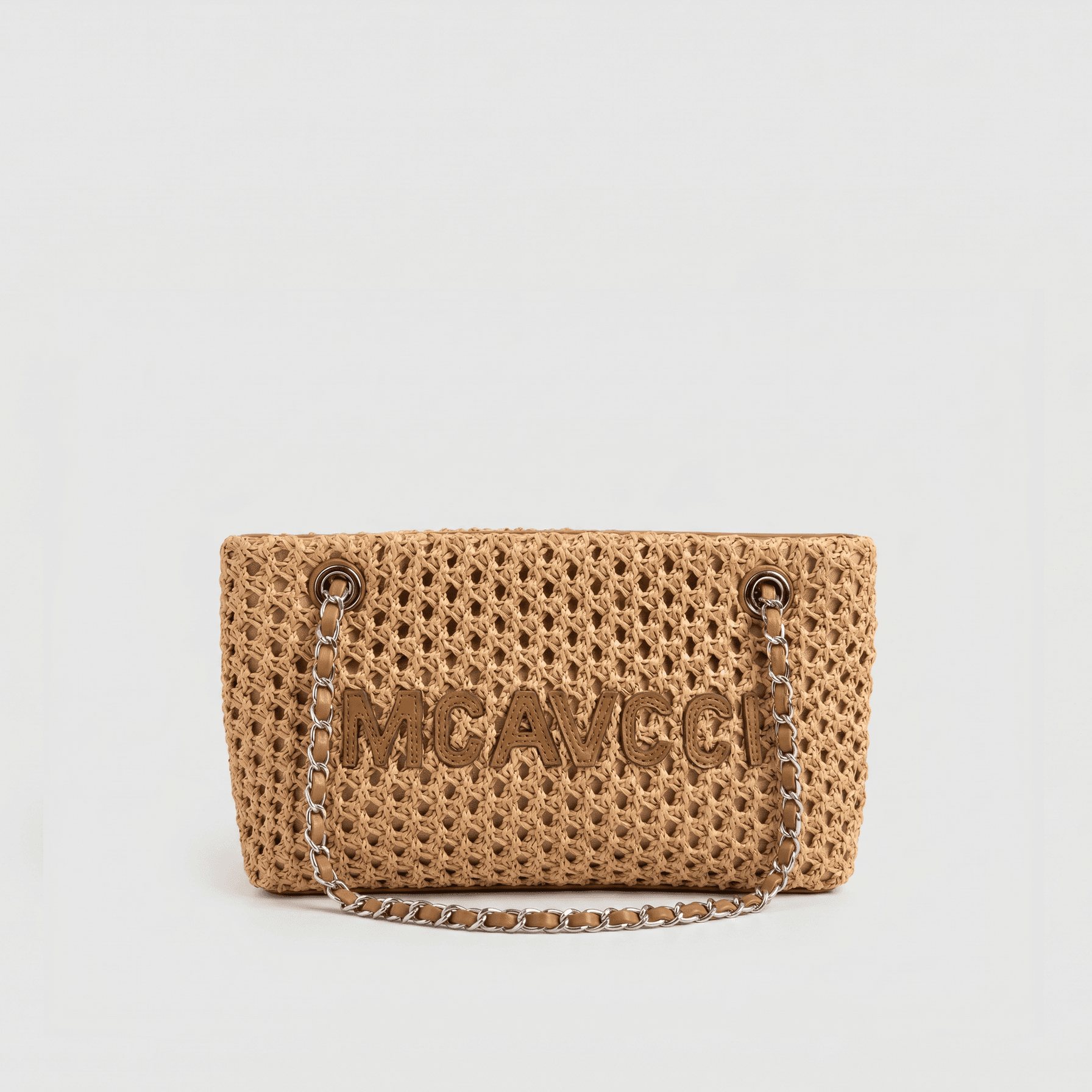 Woven Raffia Shoulder Bag for Seasonal and Private Label Collections